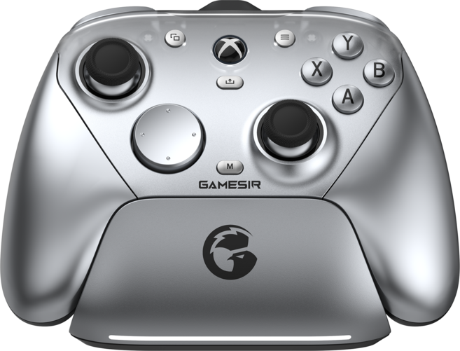 6위 - GameSir G7 Pro 3모드 Xbox 유선 / PC 모바일 무선 컨트롤러, 1개, 실버 Silver