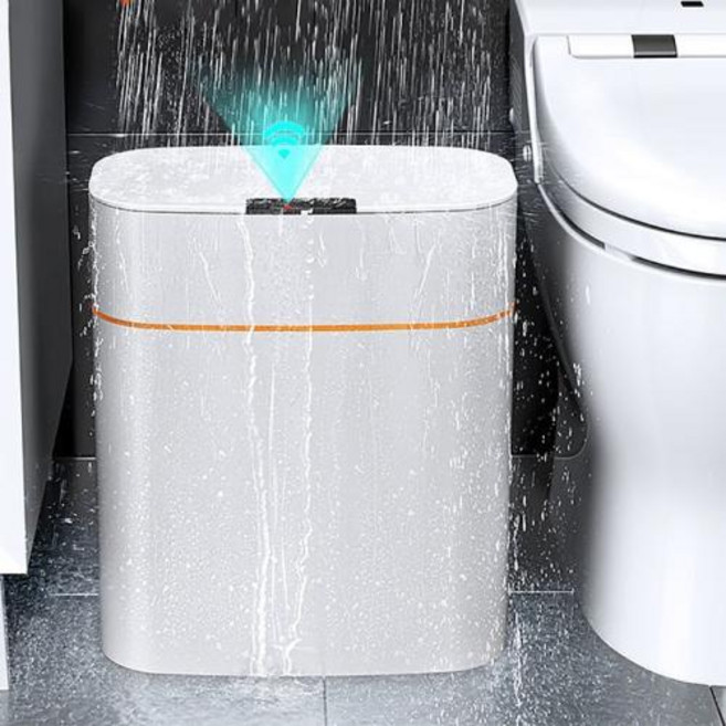 지능형 화장실 자동 16l 페달 전동 쓰레기통 10L 미니 휴지통 자동센서 센서 20L, 10리터 수동+충전식