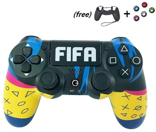 PS4 호환 무선 컨트롤러 플스4 듀얼쇼크4 스팀 피파 PC 모바일 게임패드, 1개, PSOIGIL_호환패드/003