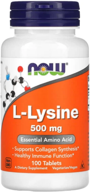 나우 푸드 L 라이신 500mg 100정 엘 리신, 1개 - 쿠팡