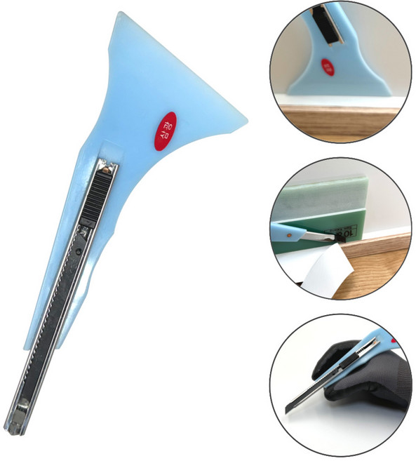 삼광 국산 삼각핸디 도배칼 도배공구 필름시공구 시트지공구 도배부자재, 국산 삼각 핸디  도배칼, 1개