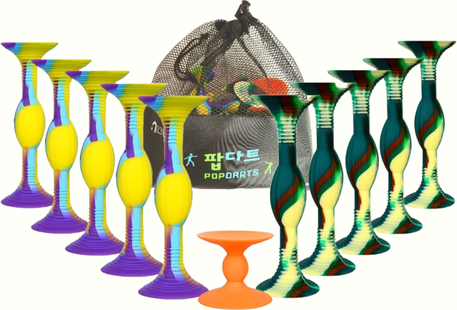 팝다트 어글리다트 스포츠 보드게임 가족놀이 어린이장난감, 프로팩+파우치 SET, 1세트