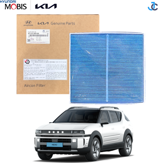 디올뉴 넥쏘 2세대 NH2 수소차 순정 에어컨필터 고급형 활성탄 97133 M5100, 1개