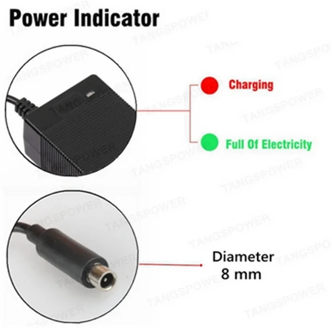 냉각 선풍기 XLR DC 샤오미 호환 리튬 이온 배터리 팩 고속 충전 10 시리즈용 42V 4A 3A 36V, 01 영국, 01 CHINA, 08 4A DC 8mm