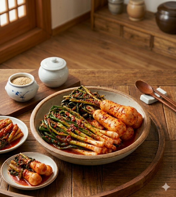 이영자 파김치 1kg+알타리 총각김치 1kg(총2kg), 없음, 1kg