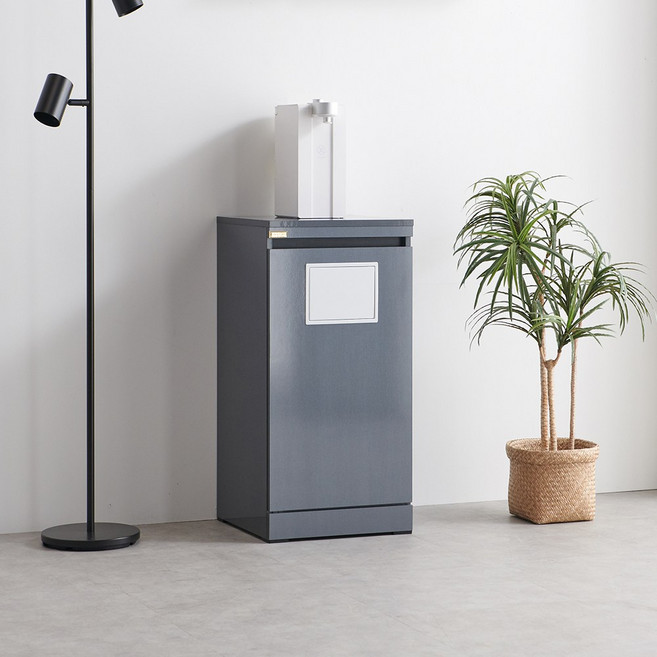 보테400 정수기받침대다이400 800까지 미니수납장 미니자판기 커피머신 진열대 주방수납장, 400싱글스윙도어, 그레이