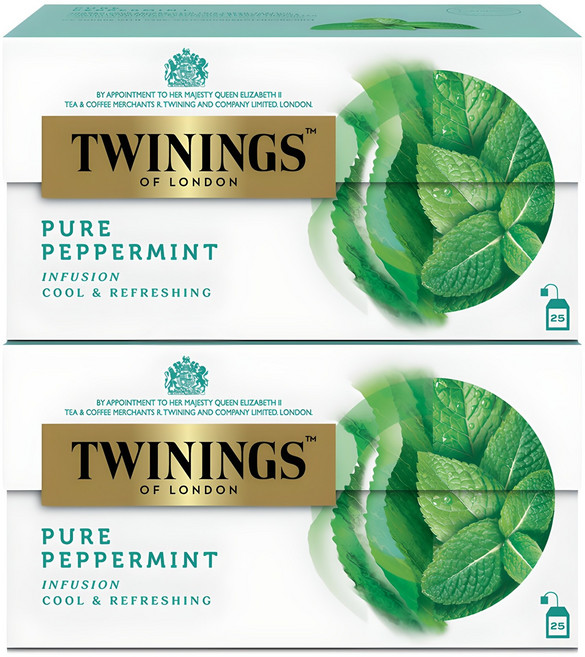 트와이닝 페퍼민트 티백, 2g, 25개입, 2개