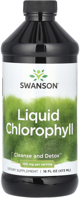건강챙기세요 Swanson 액상 엽록소 100mg 473ml(16fl oz) 백살까지오래오래, Swanson액상엽록소100mg473ml16floz, 473ml, 1개