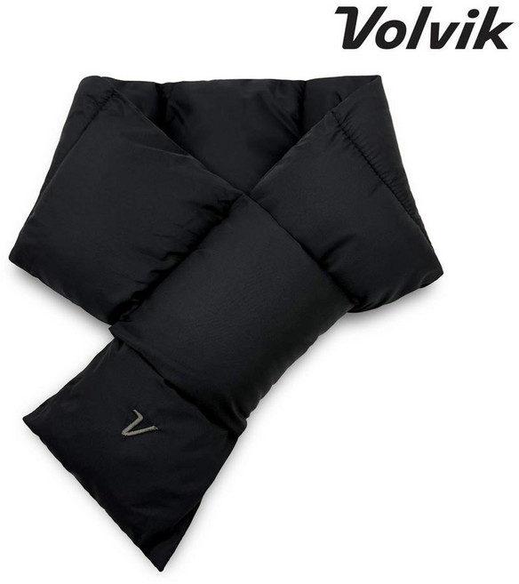 [VOLVIK] 볼빅 방한 남녀공용 경량 패딩 머플러 넥워머 목도리 블랙