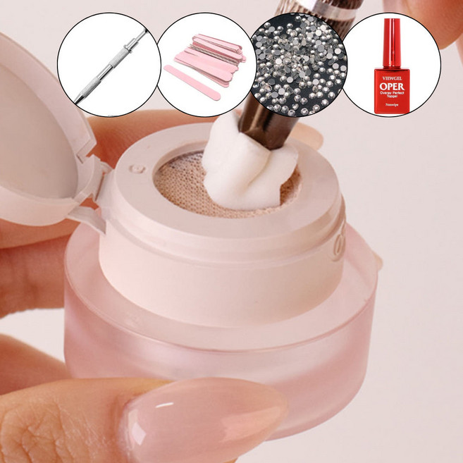 모이모이 누아블렌드 6종세트 그라네일 그라데이션, 1개, 2g, 누아블렌드 6종+탑젤+이지픽커(050)