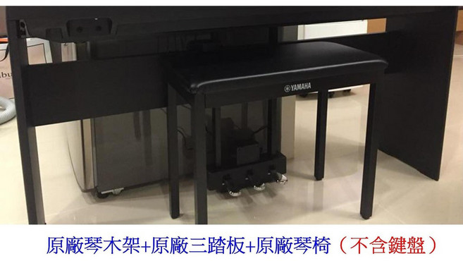 YAMAHA P225 88鍵電鋼琴，數位鋼琴，靜音模式，全省到府維修，一年保固, 1個, P225黑色(琴架踏板椅組-不含鍵盤), 黑色