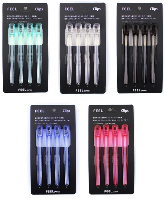 필 헤어 클립스, 핑크, 4개 - 쿠팡