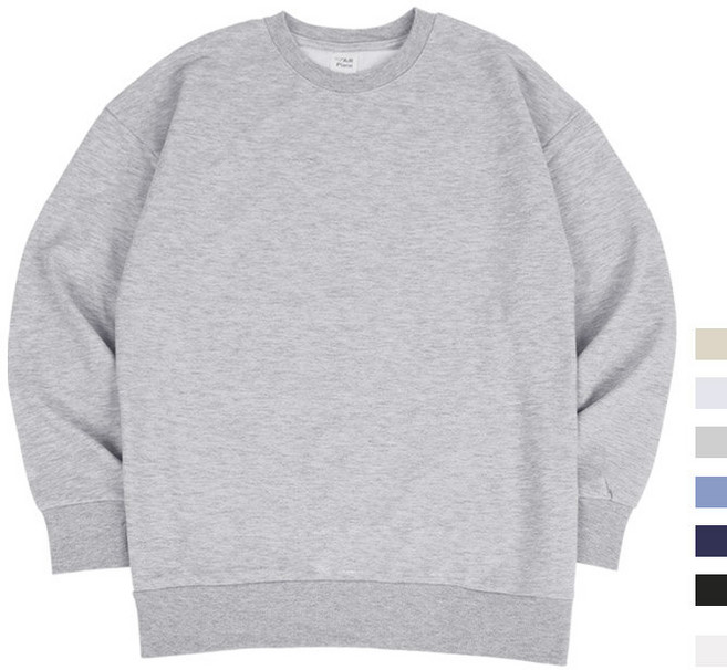 [폴앤폴] 베이직 무지 남여공용 맨투맨