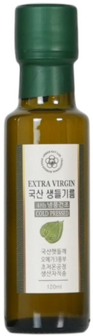 2025 햇들깨 48h냉건조 냉압착 국산 생들기름, 1개, 120ml