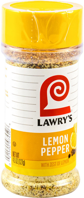 로리스 레몬 페퍼 레몬 제스트 포함 4.5 oz(128g) Lawry's Lemon Pepper with Zest of Lemon 4.5 oz, 4.5온스, 1개, 127.57g