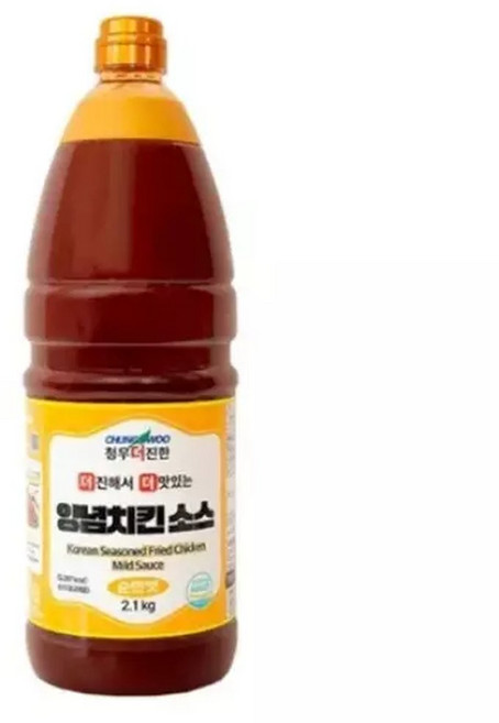 청우식품 양념치킨 순한맛소스 2.1kg 양념치킨소스 양념치킨소스대용량, 1개