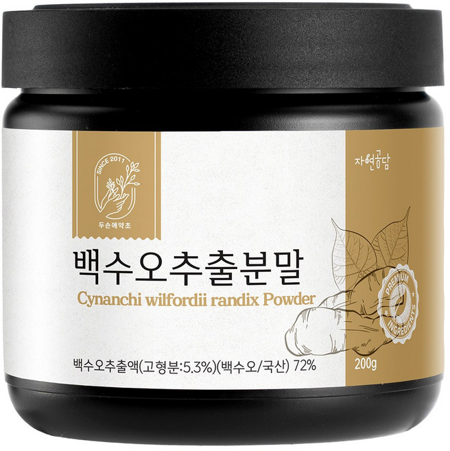 두손애약초 백수오추출분말, 1개, 200g