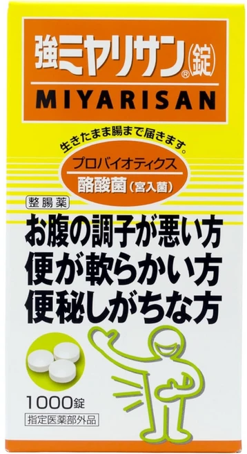 강미야리산 1000정 / 장건강 유산균 / 프로바이오틱스 / 미야리산 / 낙산균, 1개 - 쿠팡