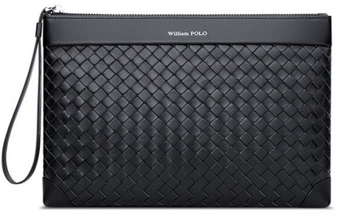 제이엔무역 williamPOLO 윌리엄폴로 정품 소가죽 클러치백