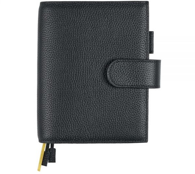 Ox Knight A6 노트북용 천연 가죽 Hobonichi 오리지널 Techo Midori MD 플래너 Leuchtturm1917 및 카드 슬롯 사이드 포켓 뒷면 포, Light Blue