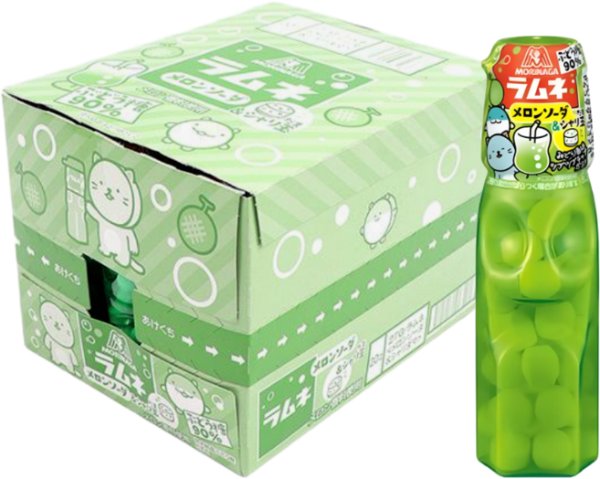 모리나가 라무네 멜론소다향 포도당 캔디, 20개, 27g