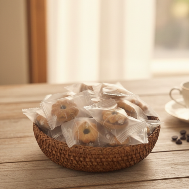 태국 파인애플잼쿠키 서비스용간식 회사간식 대용량벌크과자 태국과자 베스트셀러 디저트 카페간식, 2개, 3kg