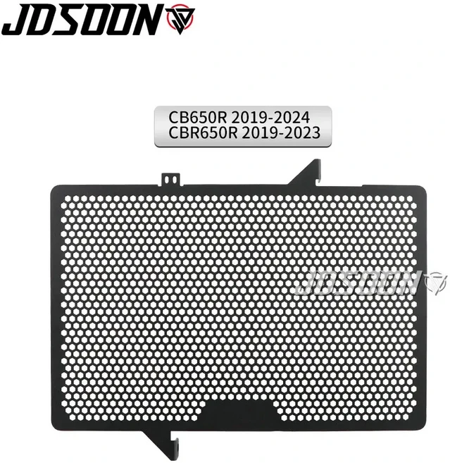 혼다용 라디에이터 가드 오토바이 그릴 커버 물 탱크 보호 CBR650R 2024, 01 CBR650R-NOLOGO 19-23