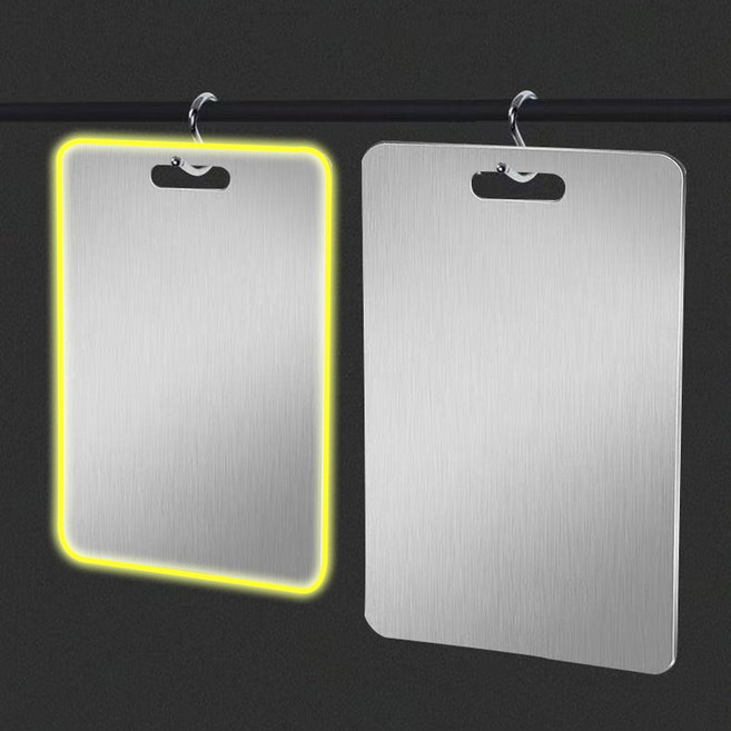 스텐 미니도마 스테인레스 양면스텐 위생도마 컷팅보드 판, 1개