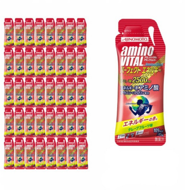 아미노바이탈 아미노샷 퍼펙트 에너지젤 2500mg 총40개 1박스, 1개, 40회분