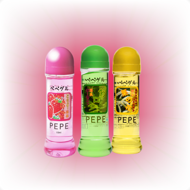 PEPE 딸기 알로에 ALOE 밤꽃향 150ml 바디 글라이드 수용성 젤 고려티엠, 3개, 150g