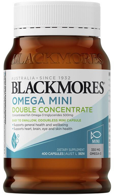 블랙모어스 오더리스 피쉬오일 1000mg 미니 캡슐, 1개, 400정