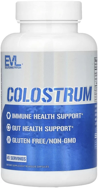 EVLution Nutrition 초유 1000mg 베지 캡슐 90정(캡슐 1정당 500mg), EVLutionNutrition초유1000mg베지캡슐9, 1개, 90정 - 쿠팡