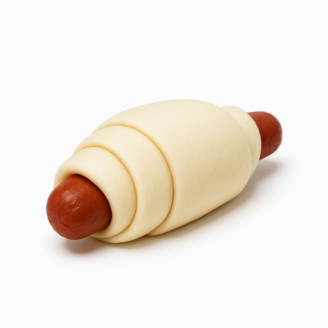 그레이트가든 소시지 소금빵 생지 100%천연버터 사용, 100gx10개