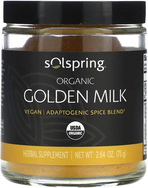 Dr. Mercola SolSpring® 유기농 골든 밀크 75g(2.64oz) MCL-03313, 1개