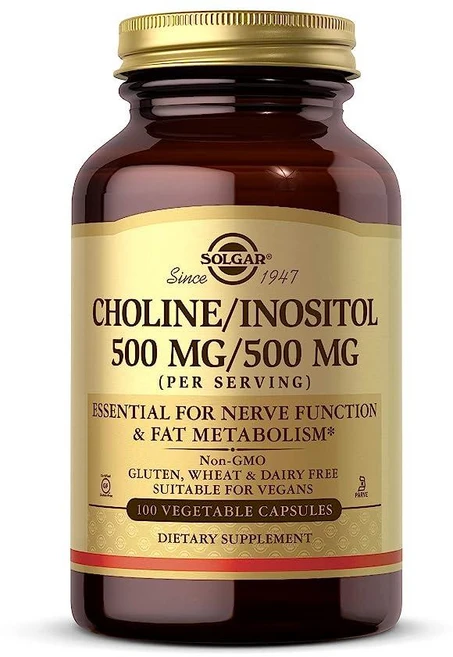 솔가 콜린 500mg 이노시톨 캡슐 100정, 1개 - 쿠팡