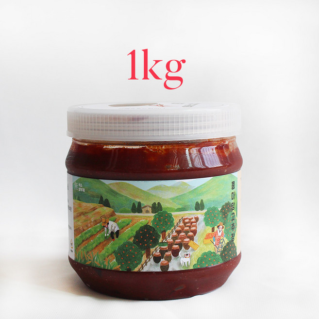 콩마망 전통 재래식 시골 고추장 1kg 1개