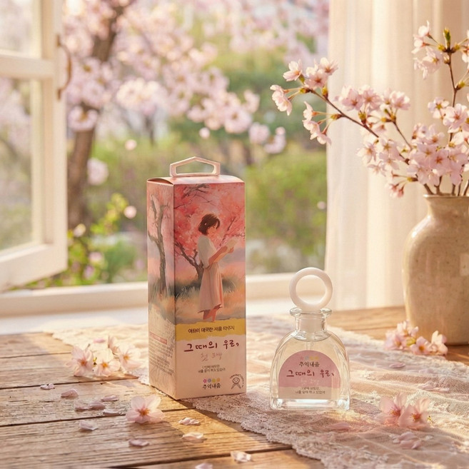 추억내음 아로마 퍼퓸 차량용 디퓨저 방향제, 1개, 첫고백