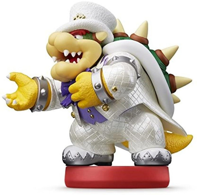정품++ Nintendo Amiibo - Bowser (웨딩 스타일) 슈퍼 마리오 오디세이