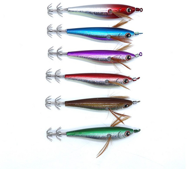 호라이즌 갑오징어 수평 레이저 에기 웨이브에기 쭈꾸미에기 레틀 90, 그린 K0244, 1개