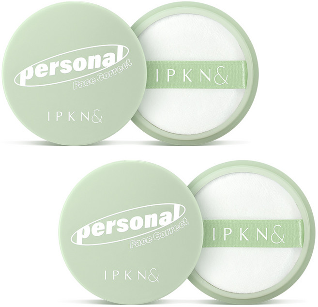 입큰 퍼스널 톤 코렉팅 파우더, 2개, 그린