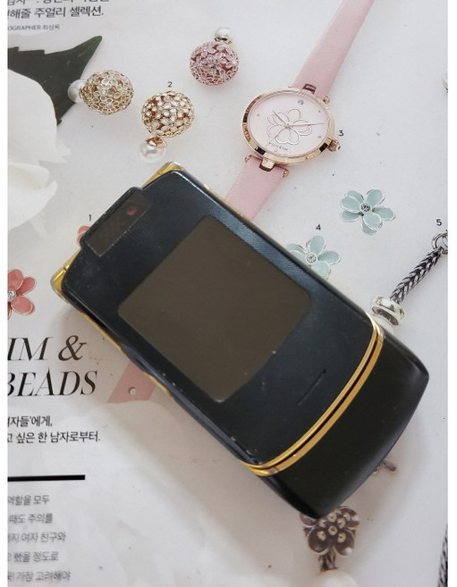 모토로라 레이저룩 ms500w SK 3G 블랙골드 폴더폰 학생폰 효도폰 알뜰폰 피쳐폰