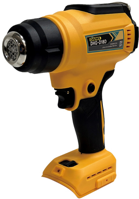 DAIWA 충전 디지털 열풍기(DHG-D18) / 디월트 마끼다배터리 호환 / 노즐3종 포함, 베어툴(디월트 타입), 1개