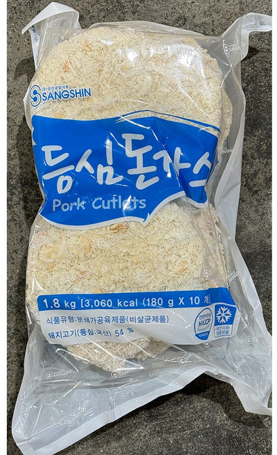 통등심돈까스상신 180g x10입 1.8K, 1개, 1.8kg