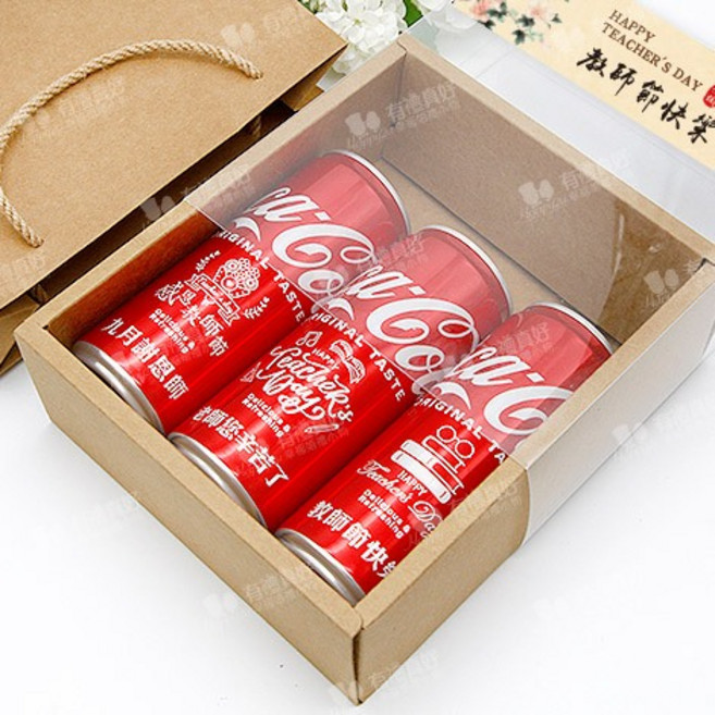 可口可樂 教師節330ml 3入禮盒, 1個, 固定款式(不可改字),超商&店到店最多2組，超過請選宅配, 330ml