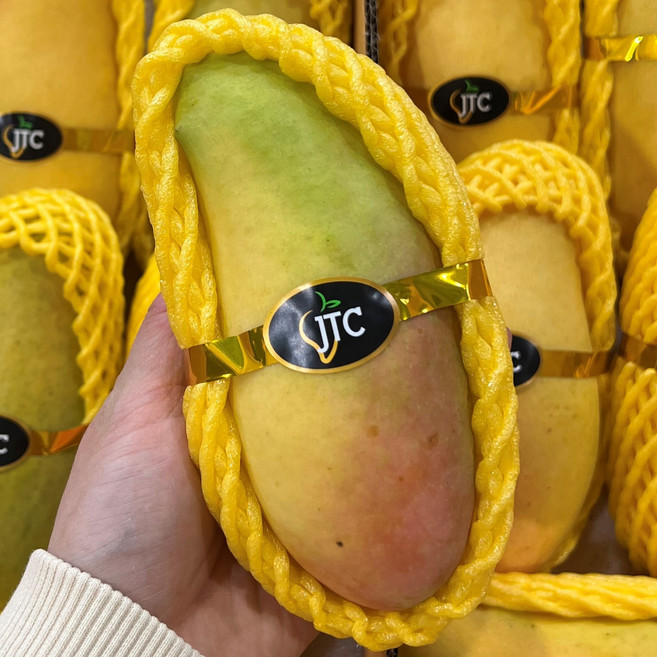 달콤상큼 무지개망고 태국 마하차녹 망고, 1개, 4kg (14과수 내외)