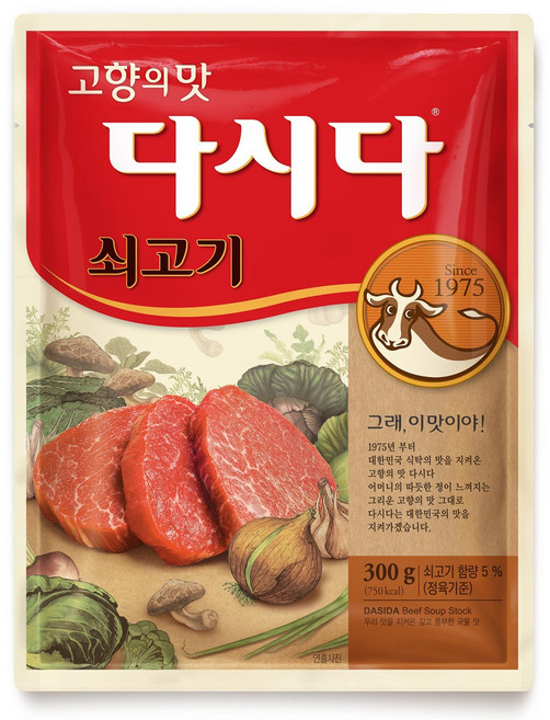 쇠고기 다시다, 300g, 3개