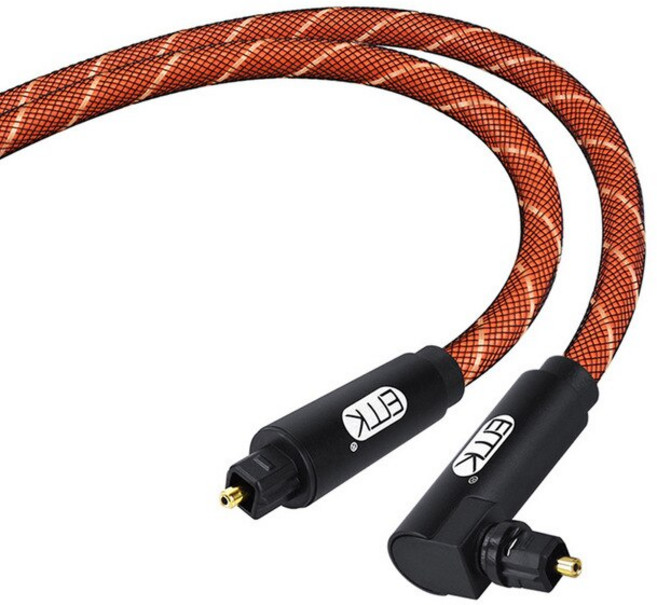 블루레이플레이어 블루레이ODD DVD플레이어 CD플레이어 4K 영상플레이어 90 도 회전 조절 직각 오디오 블루레이 용 EMK 회전식 토스링크 펄그 광섬유 코드, CS90_0.3m, 19.CS90 - 3m