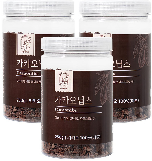 페루산 카카오닙 카카오닙스 코코아닙스, 3개, 250g
