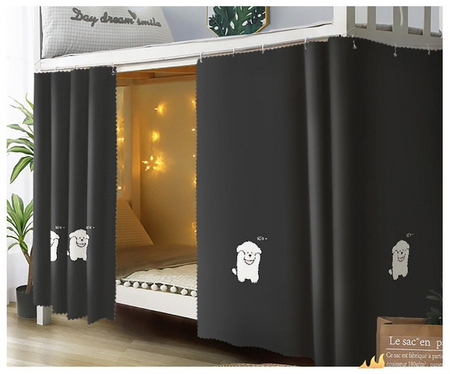 1장 한현 2층 침대 커튼 암막 가리개 벙커침대가림막 학생기숙사