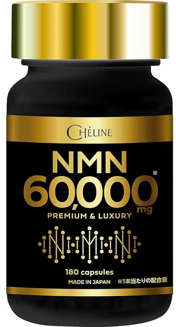 CHÉLINE NMN 60 000mg 보충제 고순도 99.9% 국내 GMP 인증 공장 180캡슐 약 60일분 내산성 캡슐 콜라겐 히알루론산 플라센타 세라마이드 클로렐라 α리포산 유, 1개 - 쿠팡